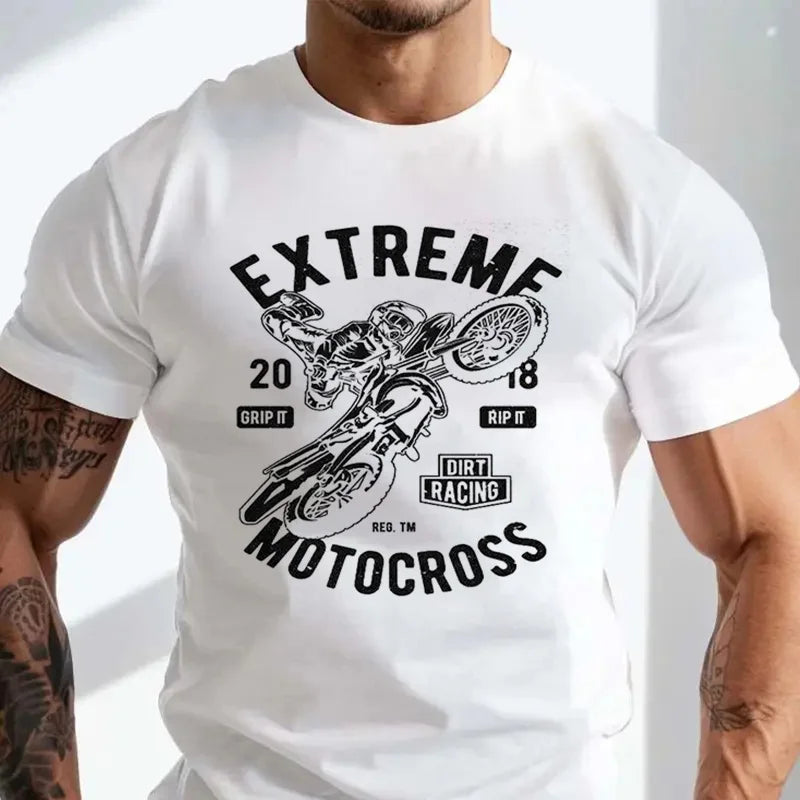T-shirt de motocross extrême 