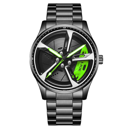 3D Rotating Rim Sport Watch