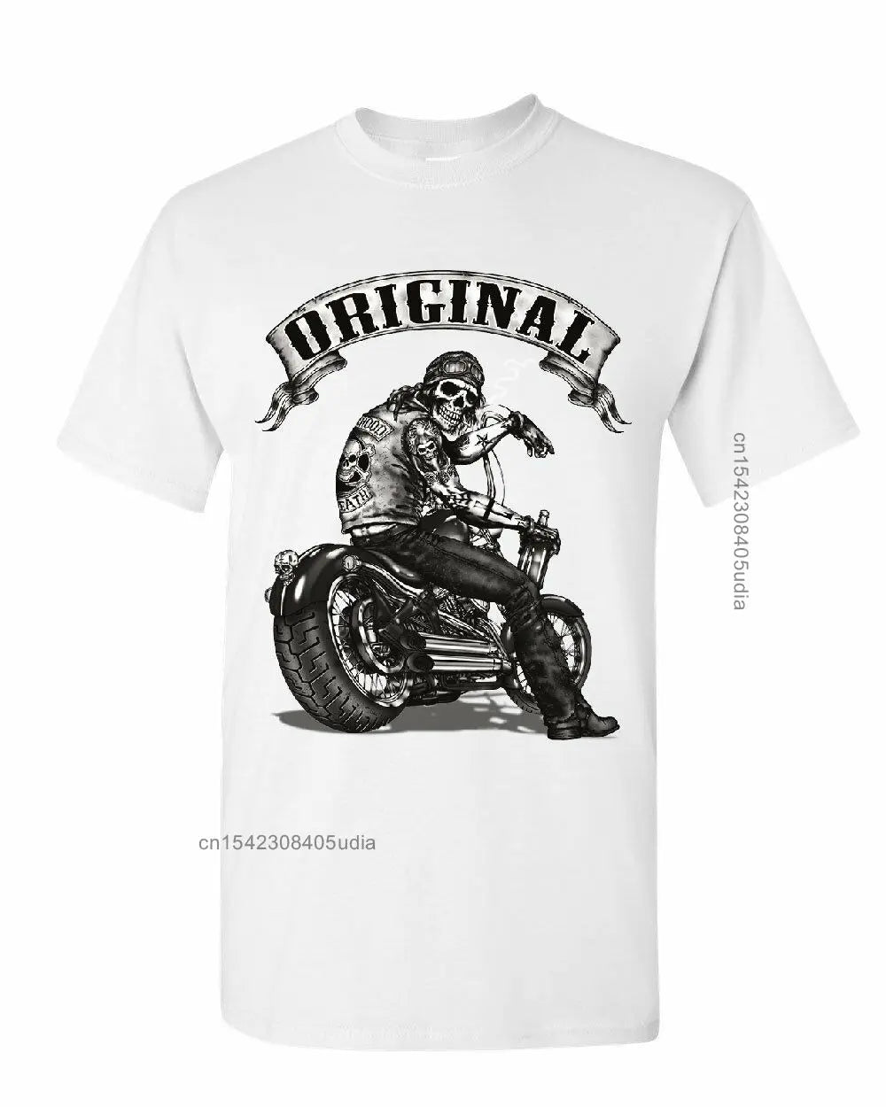 Original Biker Skull T-Shirt 
