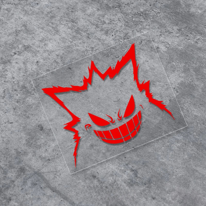 Evil Smiling Face Sticker 