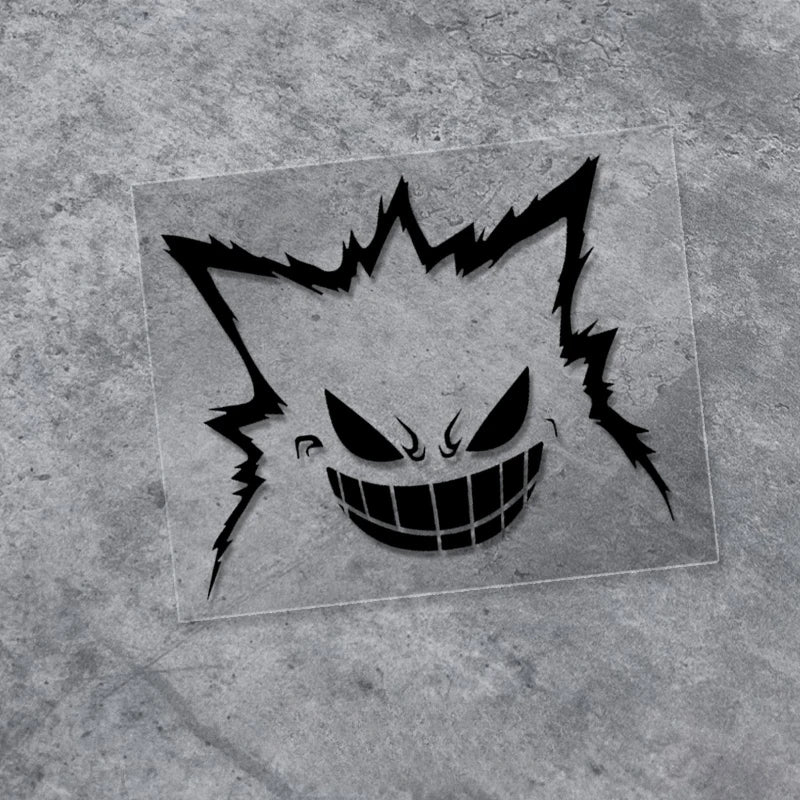 Evil Smiling Face Sticker 