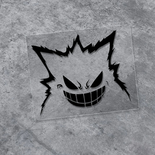 Evil Smiling Face Sticker 