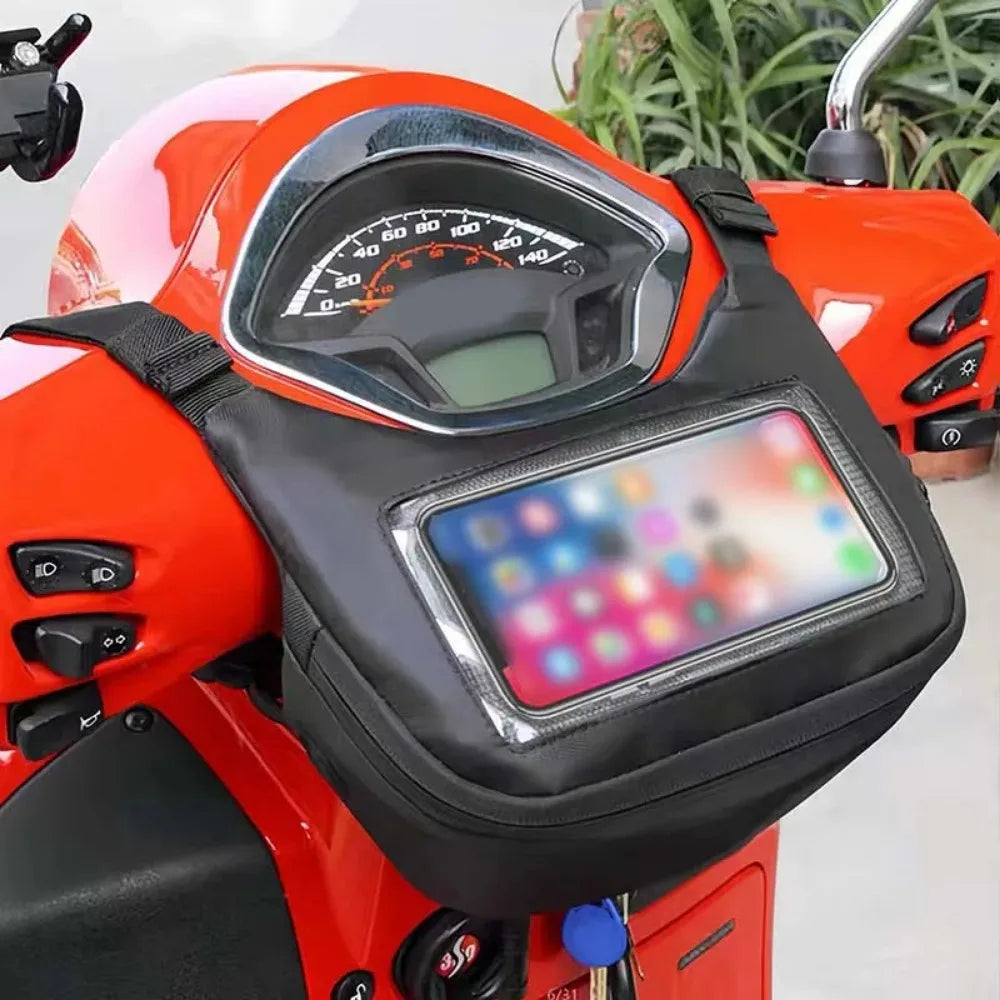 Handlebar Bag Front Touch Screen Portable 