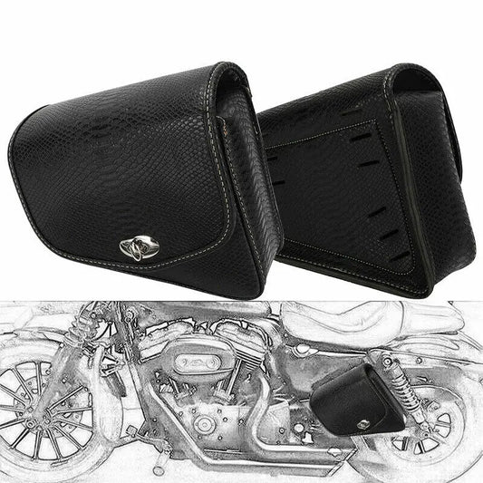 Motorcycle PU Luggage de cuero 