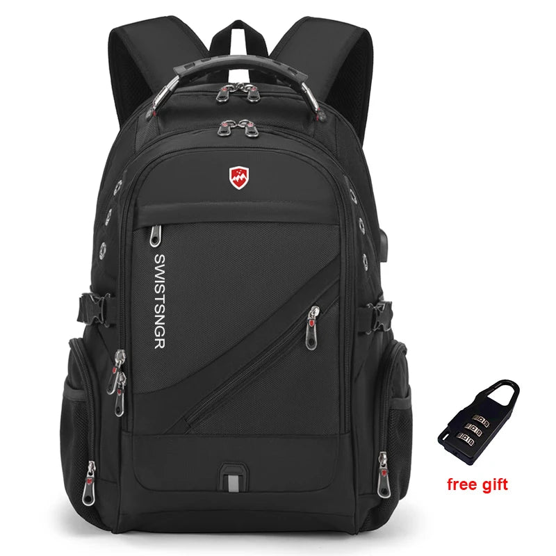 Motorcyclist Travel Backpack Lock Secure 