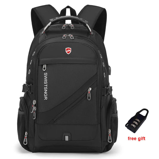 Motorcyclist Travel Backpack Lock Secure 
