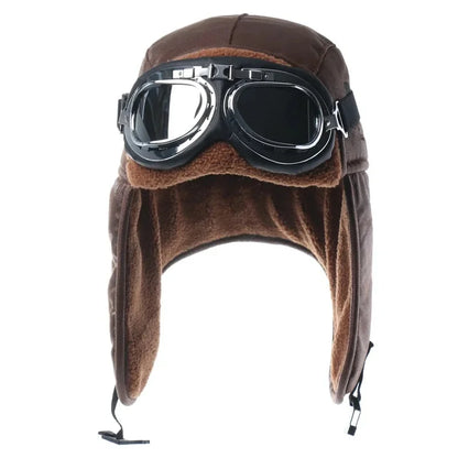 Bomber Hat with Goggles 