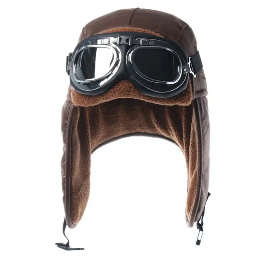 Bomber Hat with Goggles 
