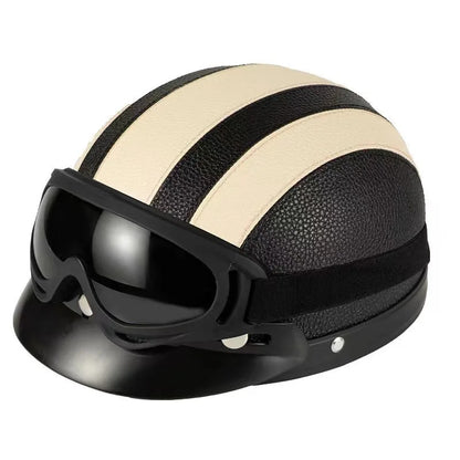 Vintage Leather Helmet 