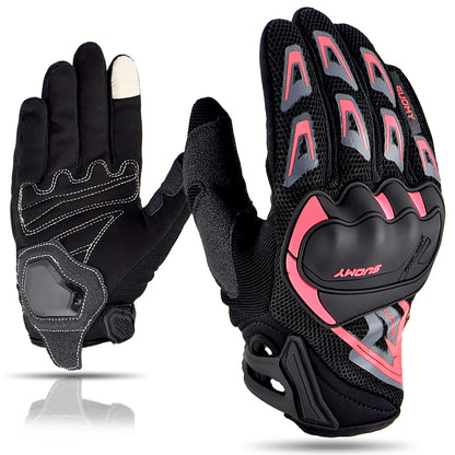 Gants de course à doigt complet respirant 