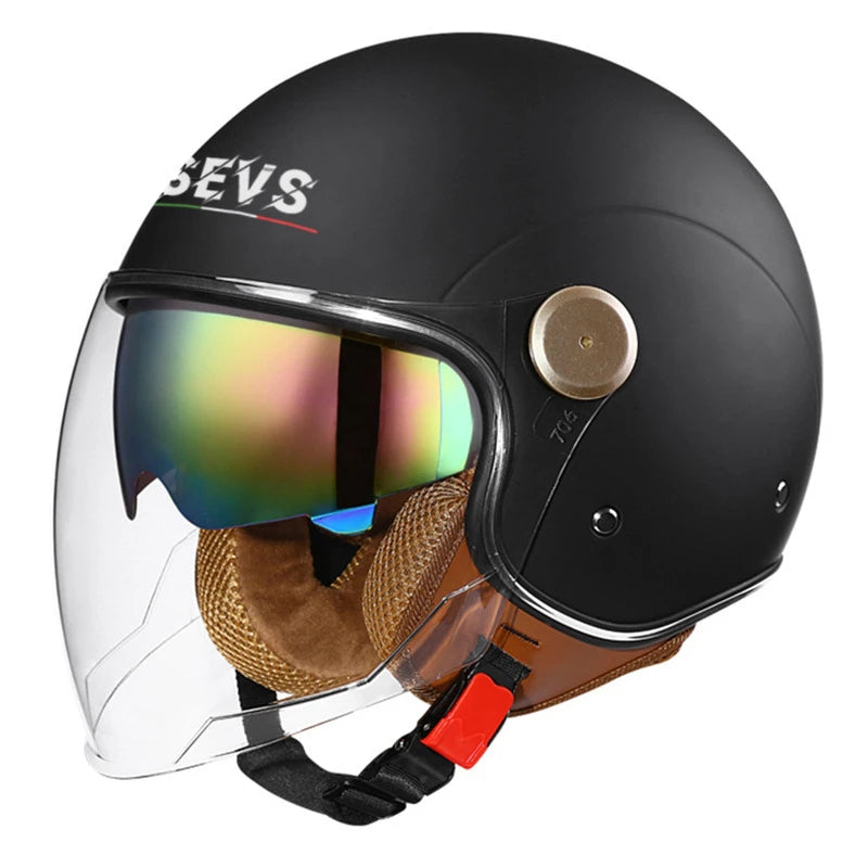 Open Half Helmet Retro 