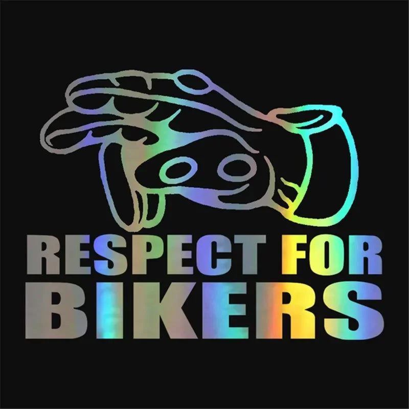 Pack d’autocollants holographiques de motard