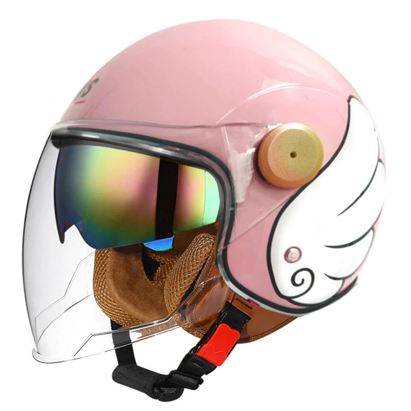 Open Half Helmet Retro 