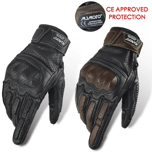 Motorcycle Leather Gloves