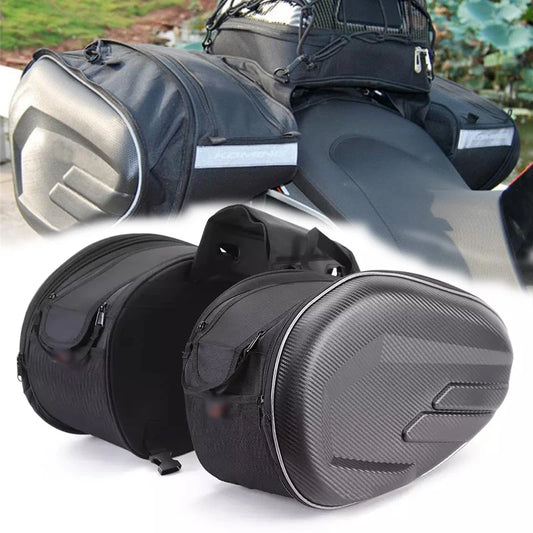 2PCS Universal Fit Motorcycle Travel Bags 