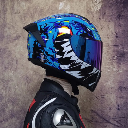 Double Visor Motorcycle Helmet 