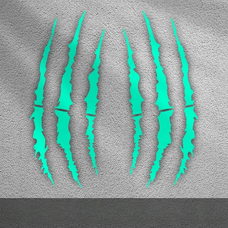 3D Claw Scratch Decal Stickers 