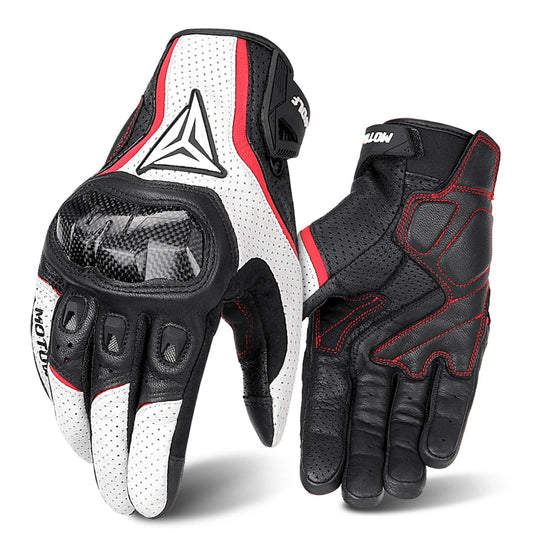 Racing Goatskin Motorcycle Gloves
