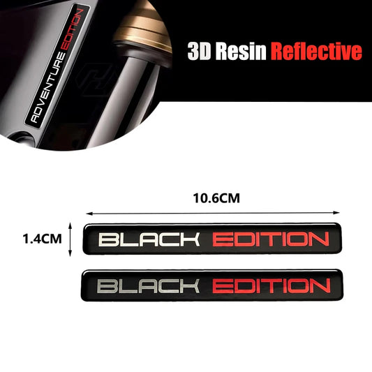 3D Resin Reflective Decal 