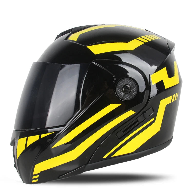 Racing Motobiker Flip-Up Helmet 