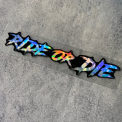 Ride or Die Sticker Helmet 