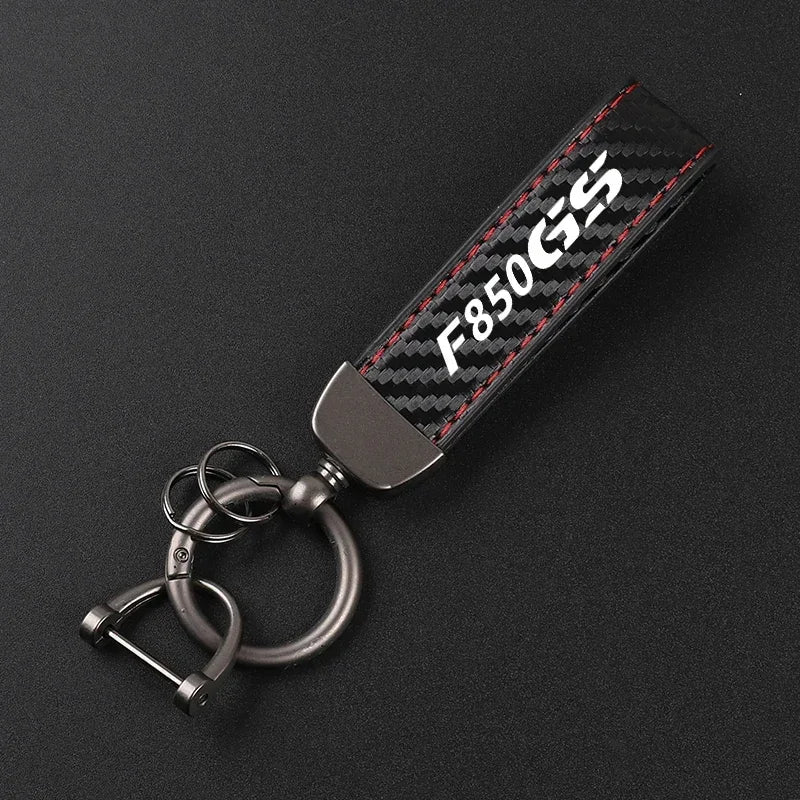 F850 GS Suede Leather Keychain 