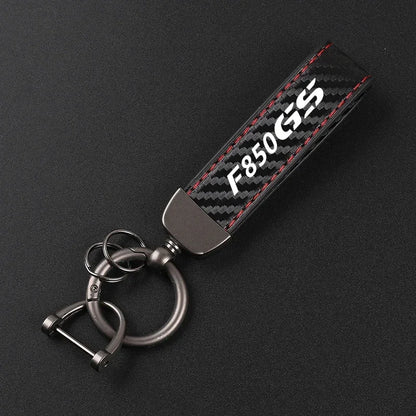 F850 GS Suede Leather Keychain 