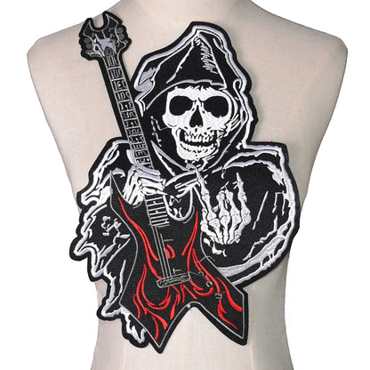 Skull Embroidery Patches DIY 
