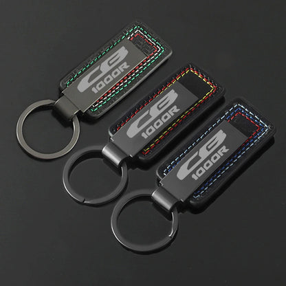 CB1000R Suede Tag Keychain 