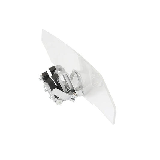 Extension de pare-brise universelle avec spoiler — Support en ABS et aluminium