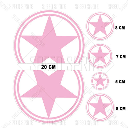 Motorcycle & Scooter Star Decals