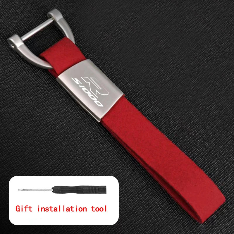 S1000R Leather Metal Keychain 