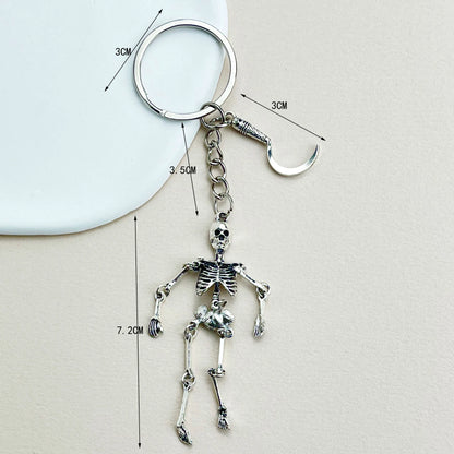 Skeleton Keychain Charm 