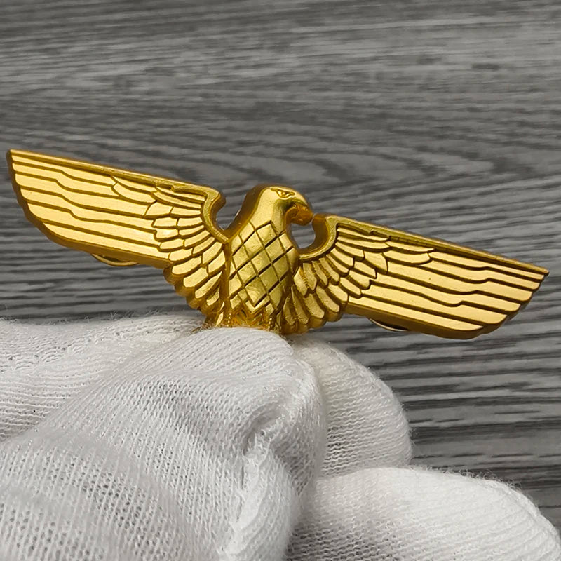 Eagle Metal Badge Brooch 
