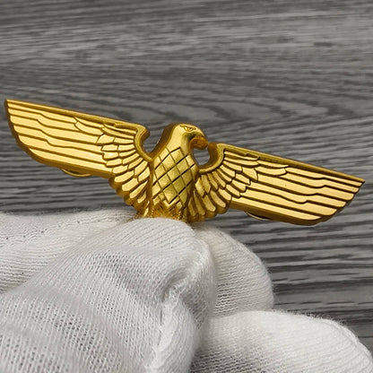 Eagle Metal Badge Brooch 