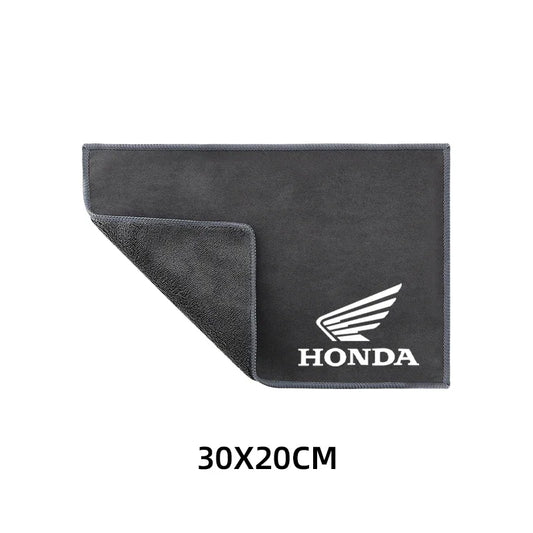 ผ้าไมโครไฟเบอร์เช็ดล้างและทำความสะอาดรถจักรยานยนต์ – 30x20cm / 30x30cm