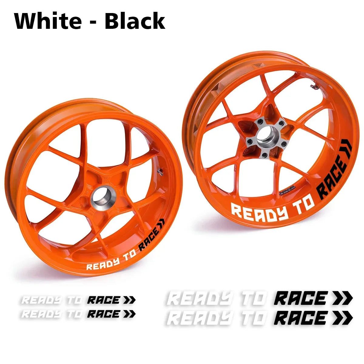 Ready To Race 反射ホイールリムステッカー