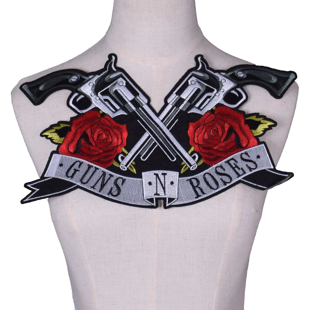Punk Embroidered Iron On Patches 