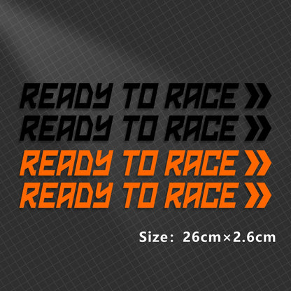 Ready to Race Motorbike Sticker 