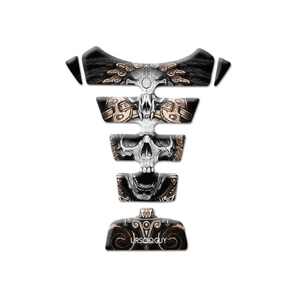 Motorcycle Skull Fuel Tank Pad