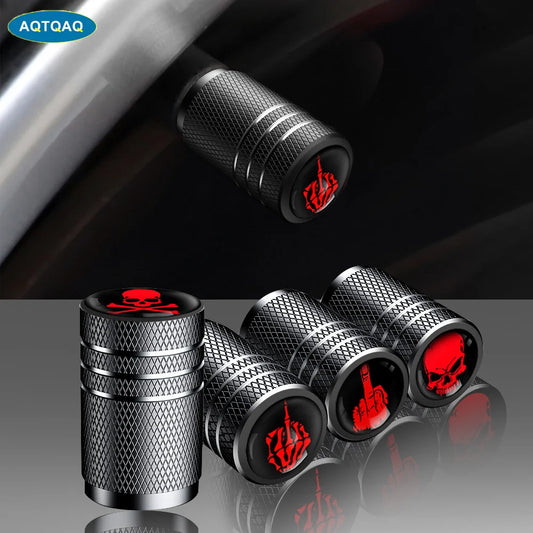 4Pcs/Lot Tire Stem Valve Caps 