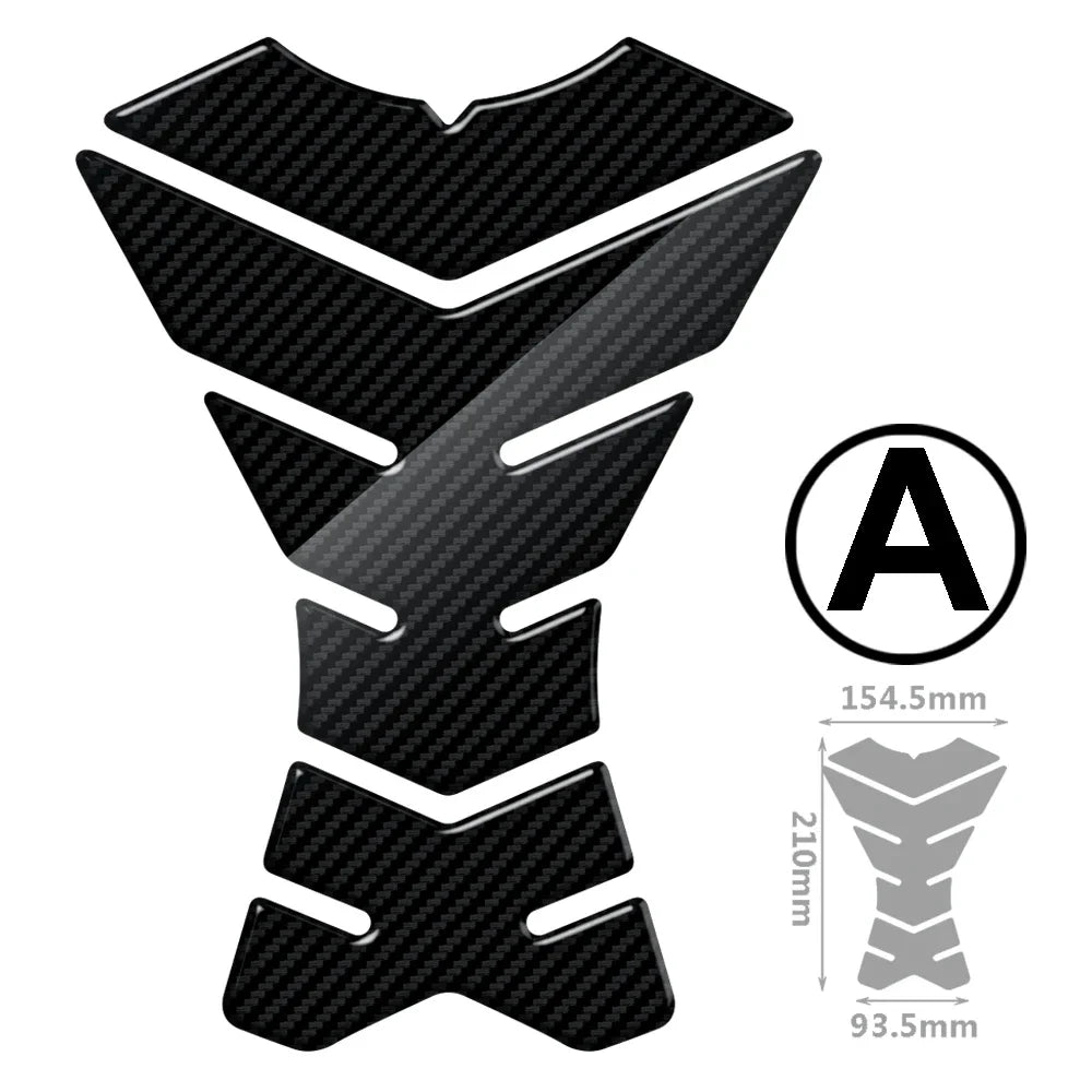 Carbon Motorcycle Tank Pad Protection