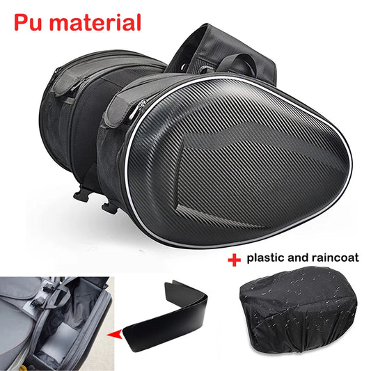 2PCS Universal Fit Motorcycle Travel Bags 
