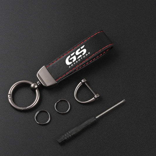 GS Adventure Carbon Suede Keychain 